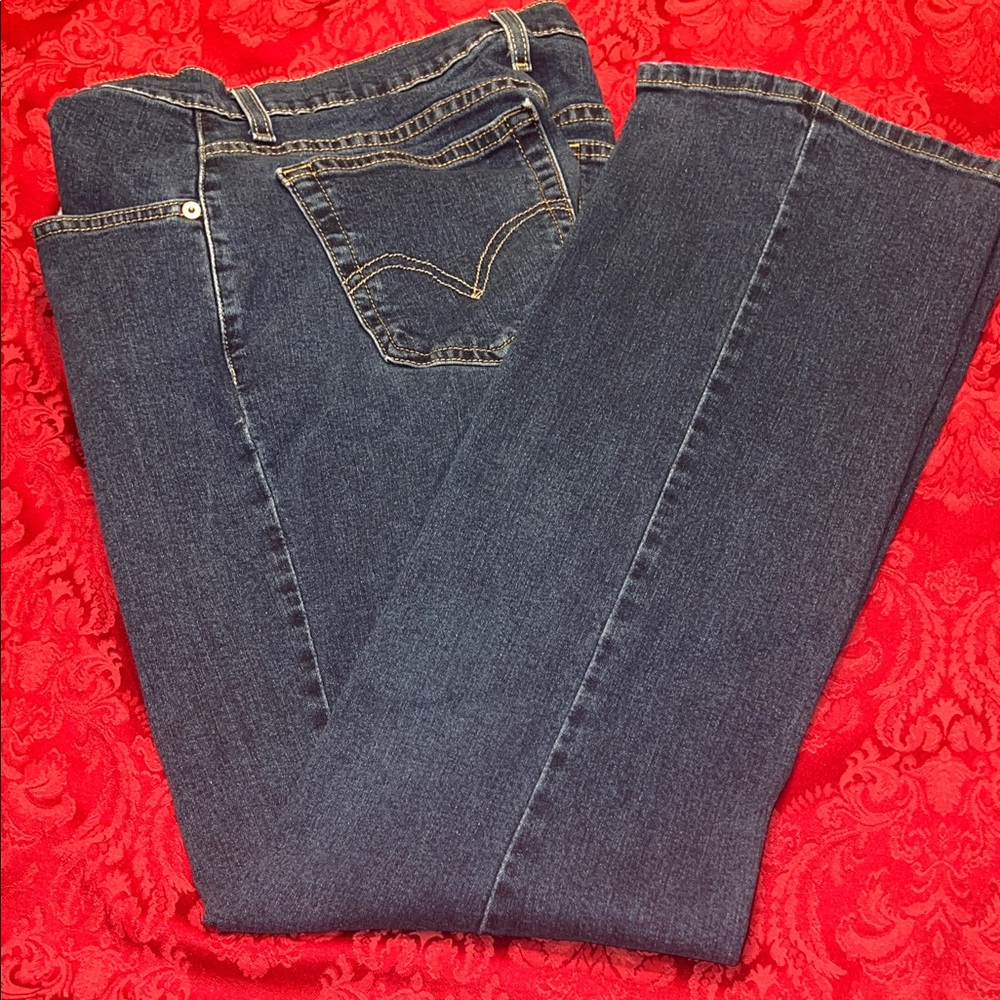 Levi's 550 Dark Blue Straight Leg Jeans